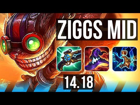 ZIGGS vs XERATH (MID) | 11/1/7, Legendary, 46k DMG | EUW Diamond | 14.18