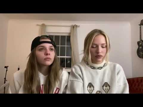 lennon & maisy stella singing a lullaby they wrote