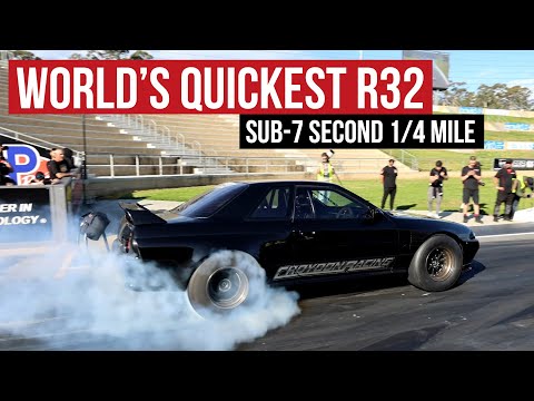 Most Famous Drag R32: JUN II, The 3000HP 6 Second 1/4 Mile Beast...