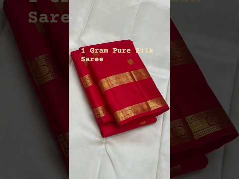 1 gram Pure Silk Saree #onlineshopping #sarees by Ethnicbox #puresilk