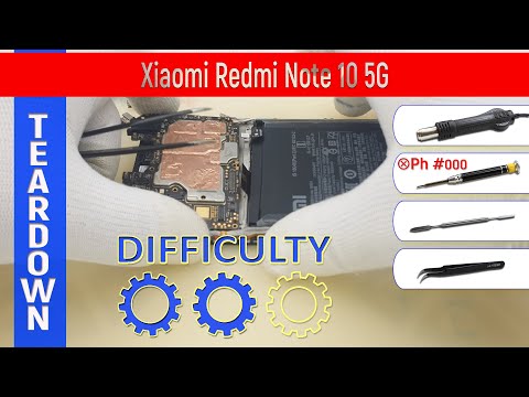 Xiaomi Redmi Note 10 5G 📱 Teardown Take apart Tutorial