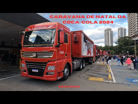 Caravana de Natal Coca Cola 2024 em São Paulo