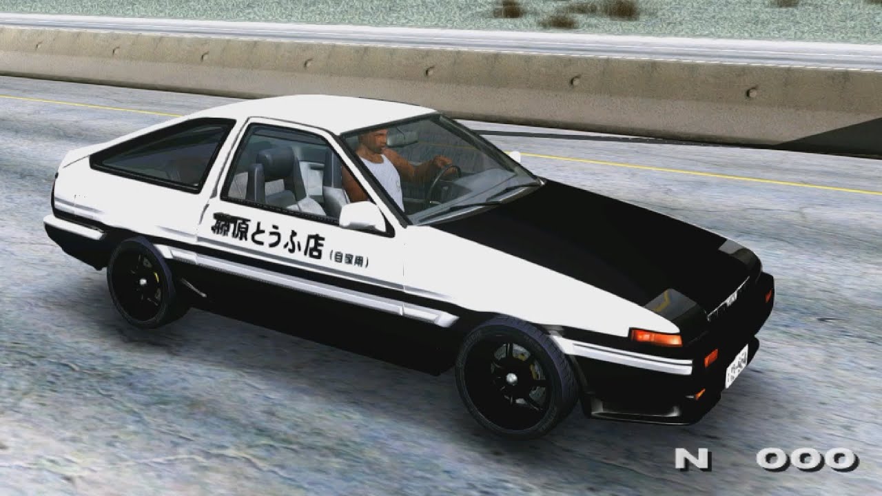 Toyota Trueno Ae86 Initial D 4th Stage Gta Sa