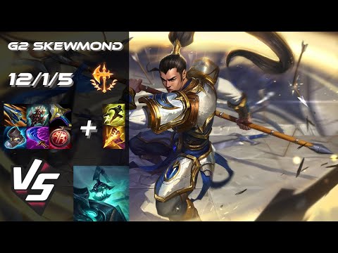 G2 Esports SkewMond JUNGLE Xin Zhao vs Hecarim - EU Challenger Patch 25.S2.2
