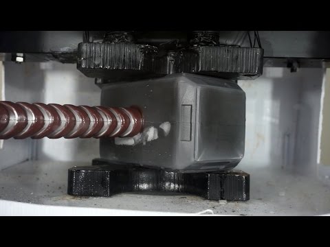 Sub-Zero Thor's Hammer Crushed By Hydraulic Press Video