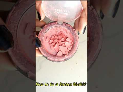 How to fix a Broken Blush #viral