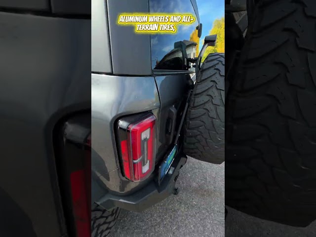 2022 FORD BRONCO SUV V6, ECOBOOST, TWIN TURBO, 2.7 LITER WILDTRAK SPORT UTILITY 4D