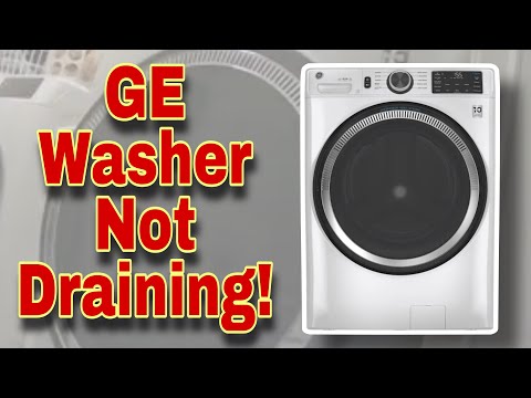 How to Fix GE Washer Not Draining | Washes But Does Not Drain | Model #GFW550SSN0WW