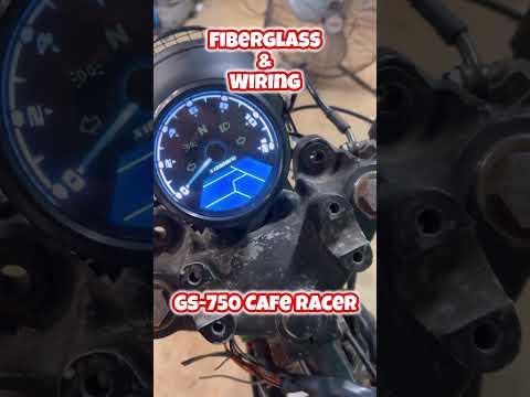 Universal Speedometer Amazon $35 Wiring Cafe Racer #caferacer #fabrication #fiberglass #amazon #diy