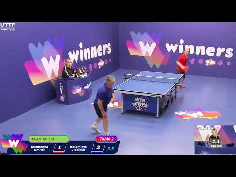 WINners CUP table 2  13.10 Kuzmenko Dmitrii - Kolomiets Vladimir  21:45