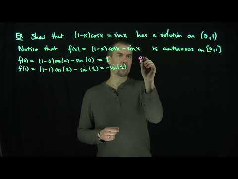 The Intermediate Value Theorem: Examples