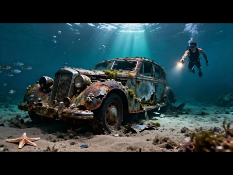Thumbnail for ASMR Deep Sea Discovery: A Forgotten 1939 Horch 853 Found Underwater by Horch