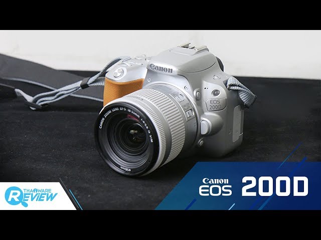   Canon EOS 200D กล้องโปรระดับเริ่มต้น ตัวเล็ก สีสวยโดดเด่น พร้อมชิป DIGIC 7