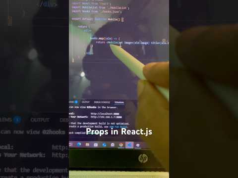 Day 1- What is Props in React.Js #shorts #react #trending #trendingshorts