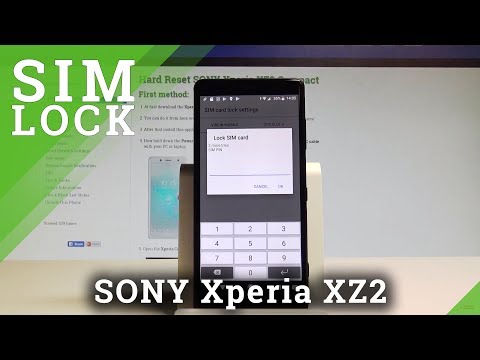 How to Set Up SIM Lock in SONY Xperia XZ2 Compact - Change PIN |HardReset.Info