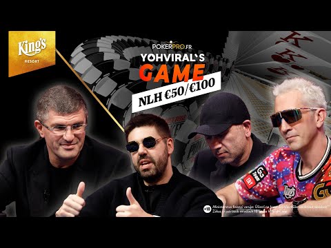 Kabrhel, Leon Tsoukernik, Rob Yong 💸 Ca$h King$ "Yoh Viral's Game" NLH €100/€200/€400/€800/€1600 👑