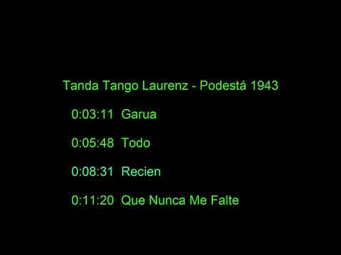 Tanda Tango Podesta Laurenz