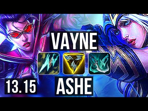 VAYNE & Pyke vs ASHE & Senna (ADC) | Quadra, 2.3M mastery, 7 solo kills | EUW Grandmaster | 13.15