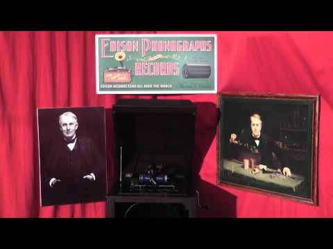 Edison blue amberol cylinder 3055 - The Whistler & His Dog by NY Military Band