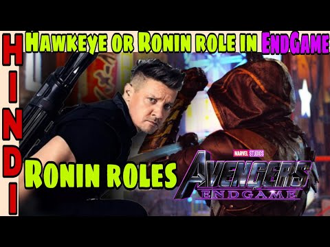 Avengers Endgame Hawkeye  Ronin full roles explained   |Hindi CAPTAIN THOR Video