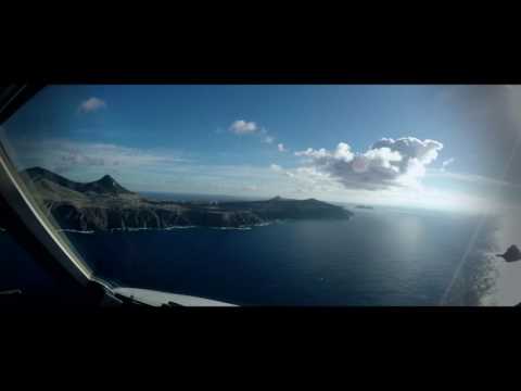 Approach and Landing at Porto Santo Island