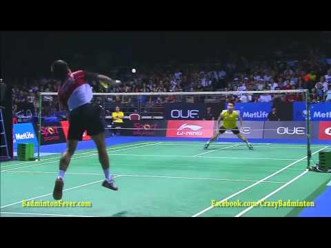 Badminton Highlights - Lee Chong Wei vs Simon Santoso - Singapore Open 2014