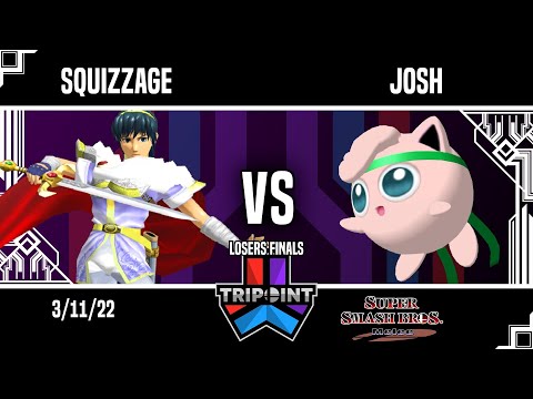 Tripoint Smash 134 - Losers Finals - squizzage(Marth) Vs. Josh(Jigglypuff)