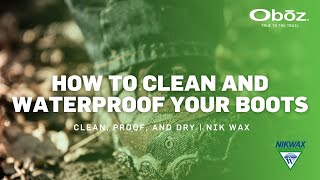 How to Clean and Waterproof Your Hiking Boots | Oboz Footwear