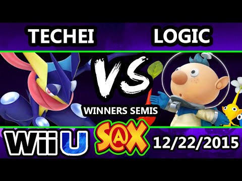 S@X 129 - Techei (Greninja) Vs. VGBC | Logic (Olimar) SSB4 Winners Semis - Smash Wii U - Smash 4