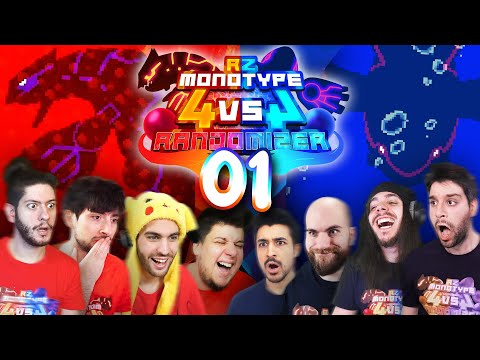 THE 4V4 Clash Begins! - Pokemon Monotype Ruby & Sapphire 4v4 Randomizer ITA - #1
