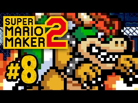 Escape from Bowser's Prison  - Super Mario Maker 2 #8 (Co-op)