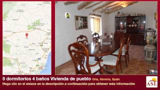 preview picture of video '5 dormitorios 4 baños Vivienda de pueblo se Vende en Oria, Almeria, Spain'