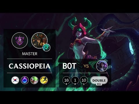 Cassiopeia Bot vs Kai'Sa - KR Master Patch 9.6