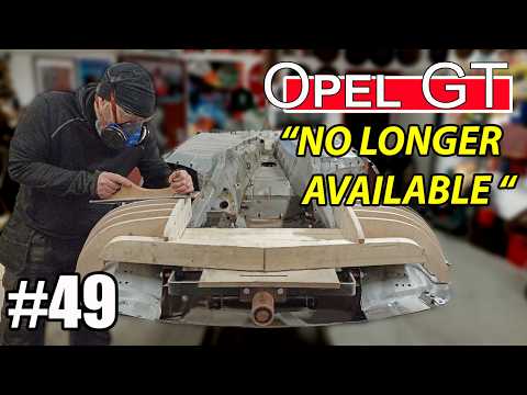 Building a SHAPE BUCK for a belly panel -  Opel GT 1971  #49
