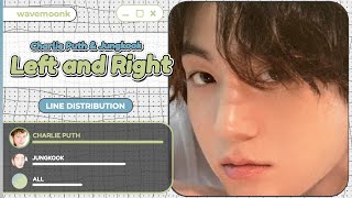 Charlie Puth - Left and Right (Feat. Jungkook of BTS) | Line Distribution