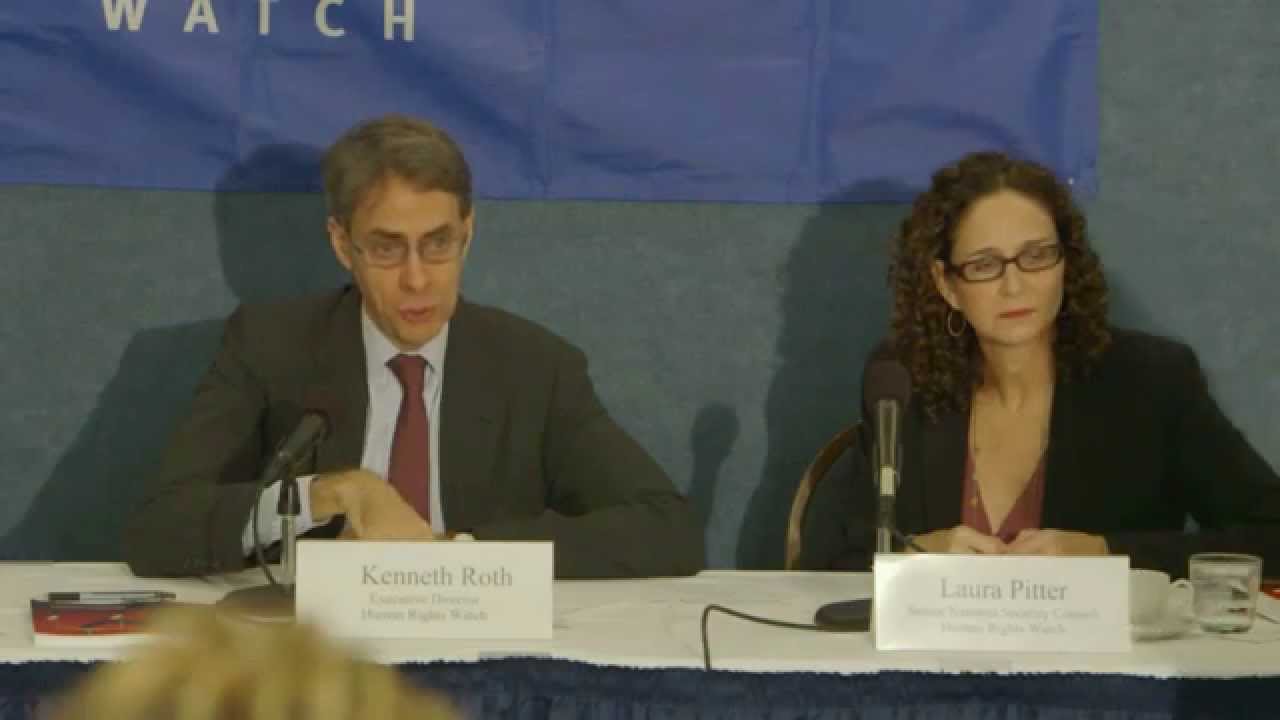 Investigate CIA Torture: News Conference with Kenneth Roth and Laura Pitter 