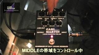 Video thumbnail for Carl Martin-3 BAND PARAMETRIC PREAMPデモンストレーションビデオ by hookupmi
