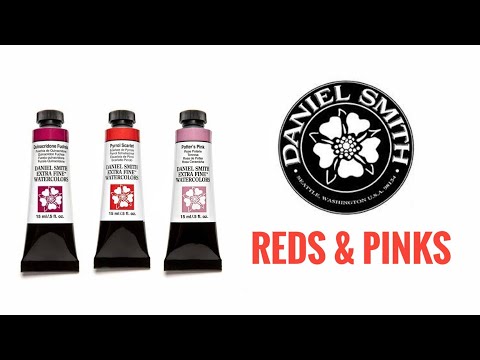 Daniel Smith Watercolors (Part 2) - Reds & Pinks