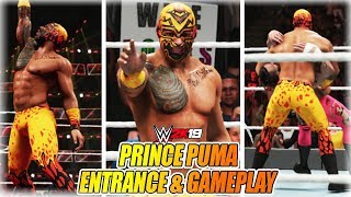 WWE 2K19 RISING STARS PACK: PRINCE PUMA (RICOCHET) ENTRANCE & GAMEPLAY