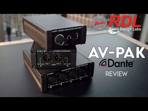 RDL Dante AoIP Interfaces: Compact, Powerful & Versatile