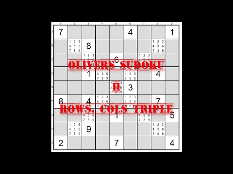 11 Sudoku   Cols Rows Triple