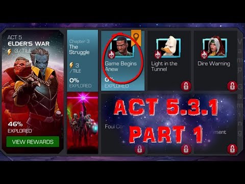 MARVEL CONTEST OF CHAMPIONS: STORY QUEST ELDER'S WAR The Struggle: ACT 5.3.1 (Part 1)