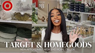 APARTMENT + HOME DECOR SHOP WITH ME | Target + Homegoods Spring Decor | modern & neutral | 2024