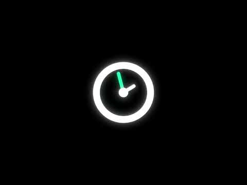Clock Animated Icon | Free Video Asset