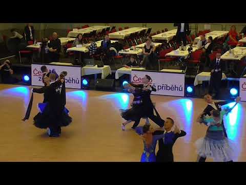 081 Vilém Šír - Hana Anna Šišková /MČR STT 2018/ Třinec/ Dospělí/ 1.kolo/ Waltz