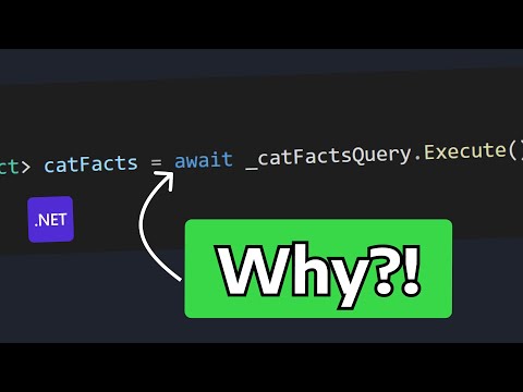 Why Are You Using Async/Await? (feat. WPF)