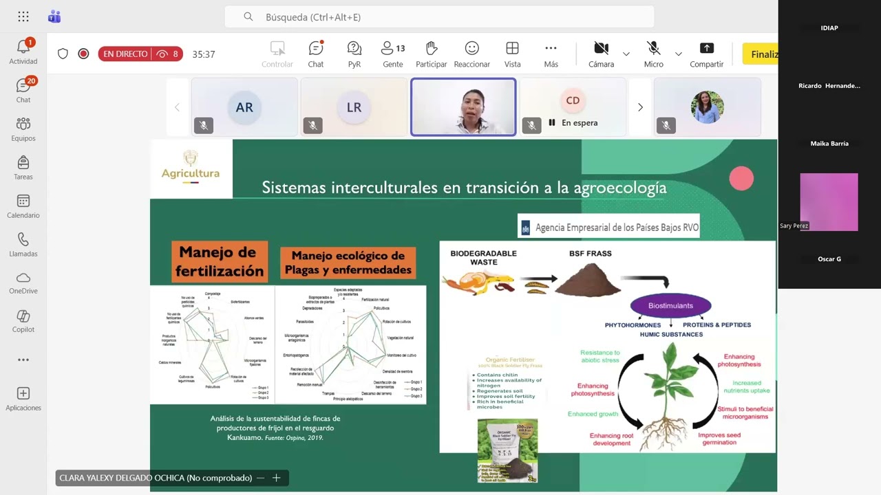 Módulo 4: Aprovechamiento circular de la biomasa para la integración del cultivo de fríjol