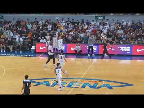 LeBron James Manila Tour 2017, Plays with Gilas ' Kai Sotto, Kiefer Ravena, Matthew Wright, Japeth A