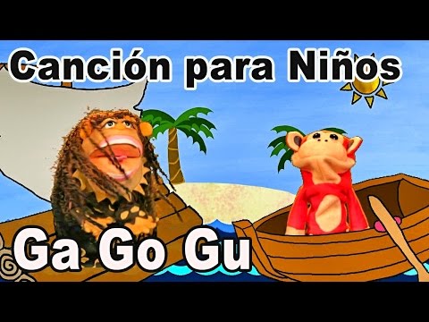 Canción ga go gu - El Mono Sílabo - Videos Infantiles - Educación para Niños #