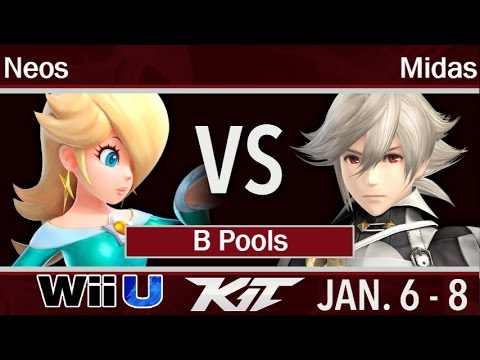 KIT17  - RtN | Neos (Rosalina) vs LAGr | Midas (Corrin) B Pools - Smash 4